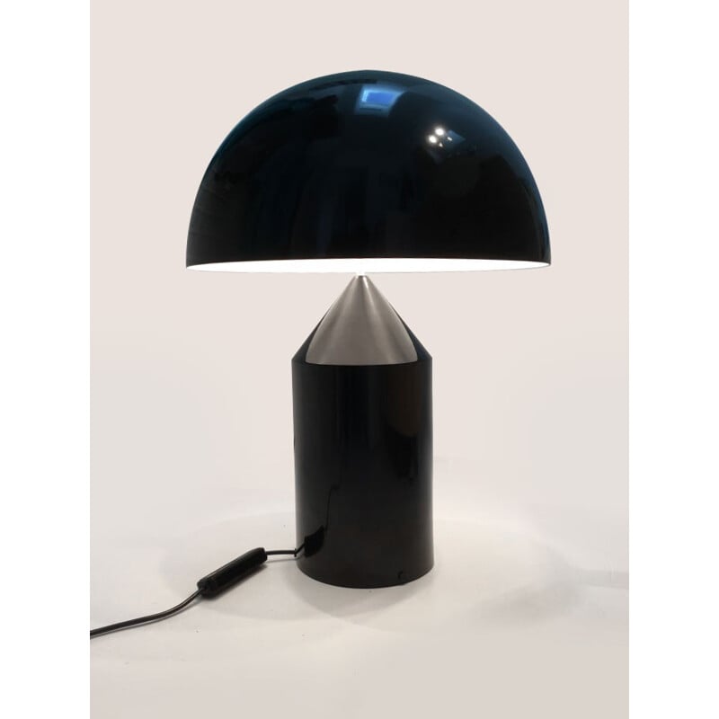 Lampe "Atollo 233" Oluce en aluminium noir, Vico MAGISTRETTI - 1970