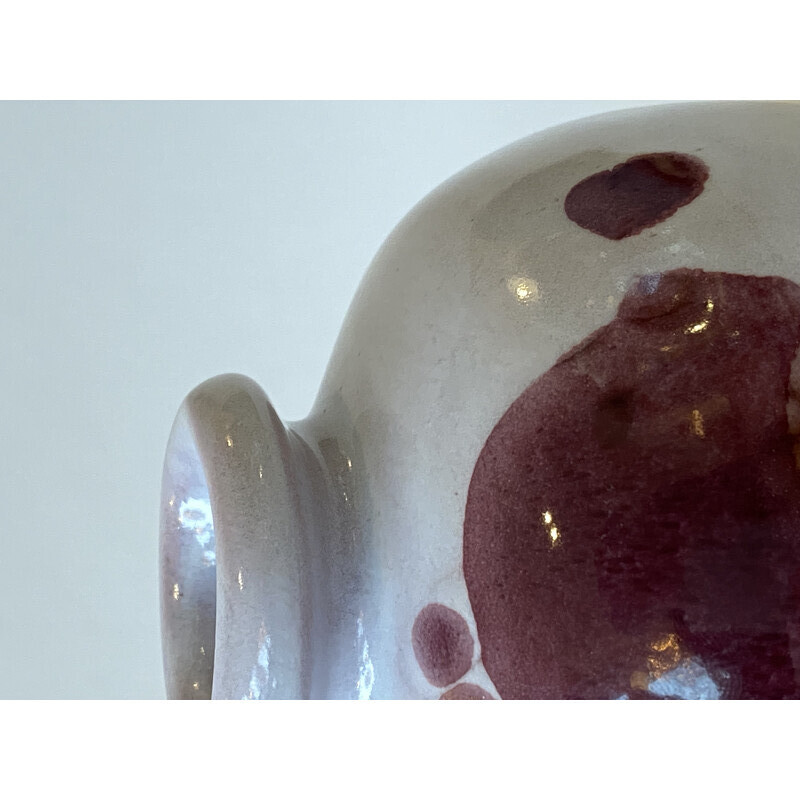 Vase vintage en céramique de Jean et Robert Cloutier