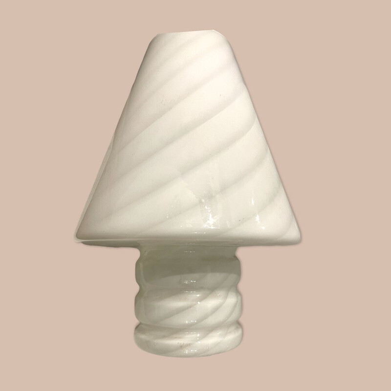 Vintage Murano glazen tafellamp van Venini