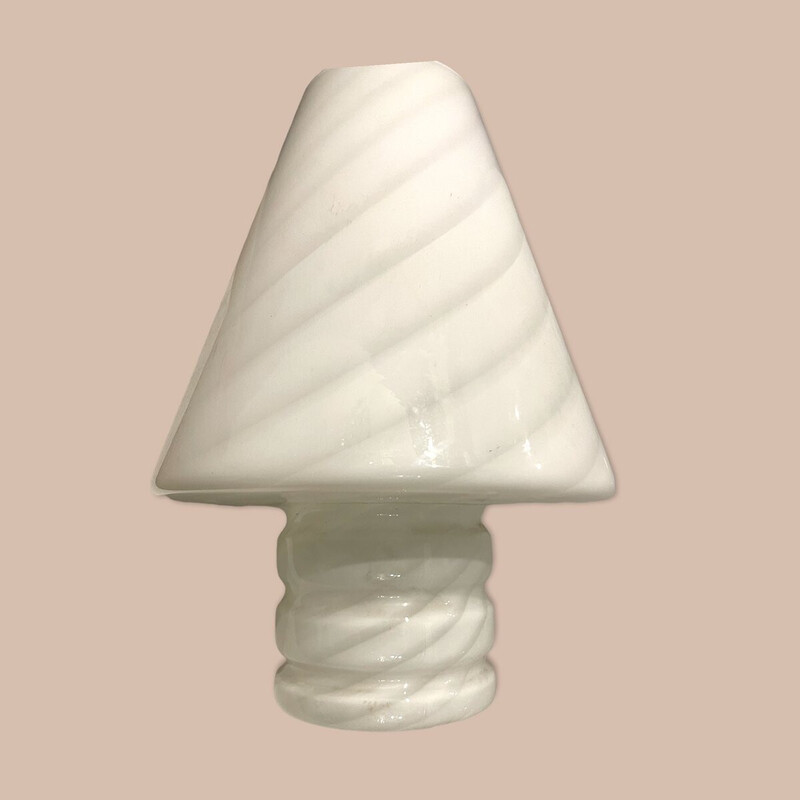 Vintage Murano glass table lamp by Venini