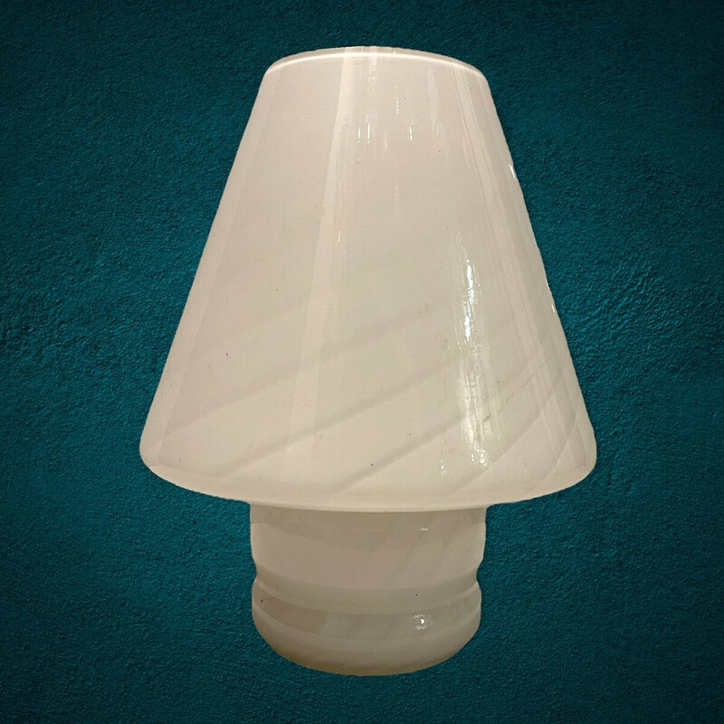 Vintage Murano glass table lamp by Venini