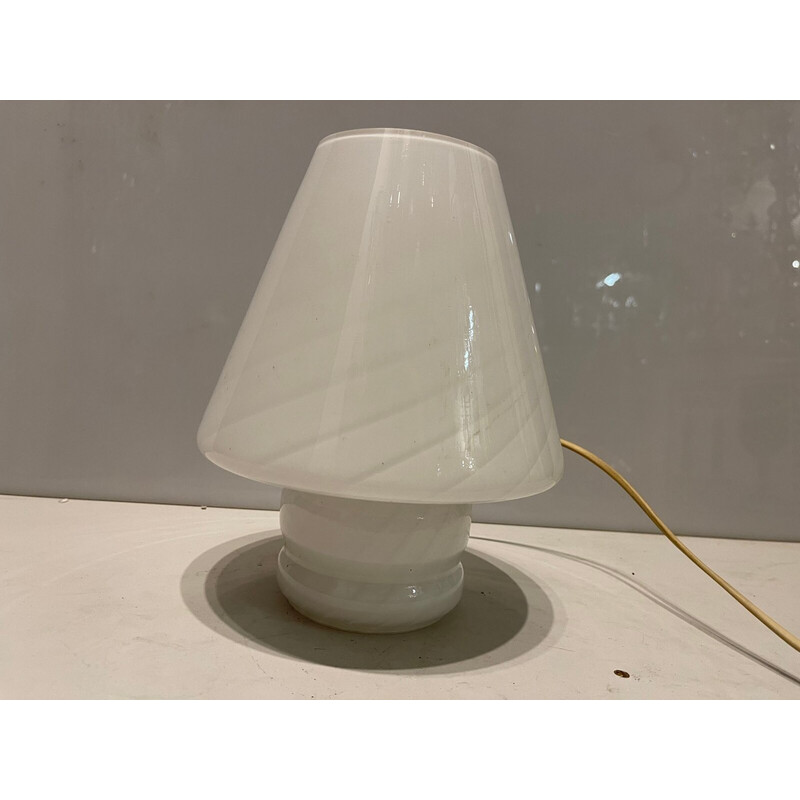 Vintage Murano glass table lamp by Venini