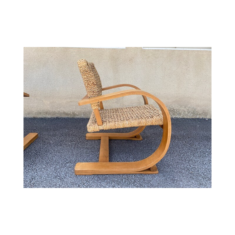 Vintage armchair by Audoux Minet for Vibo, 1950