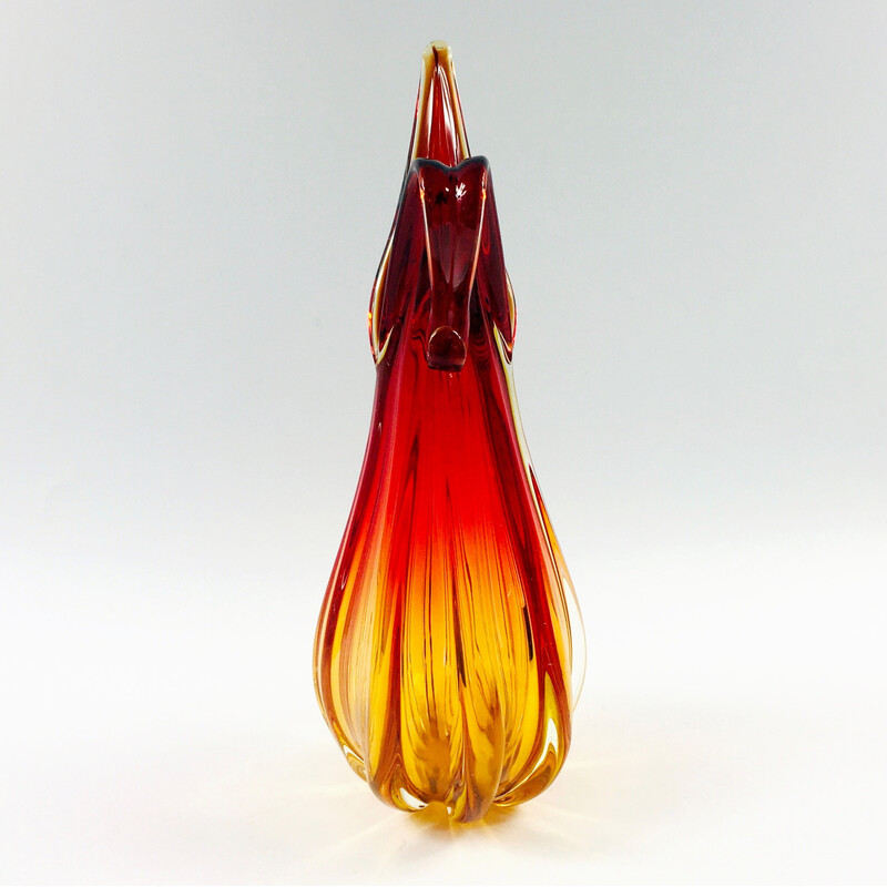 Vintage Murano glasvaas van Barovier