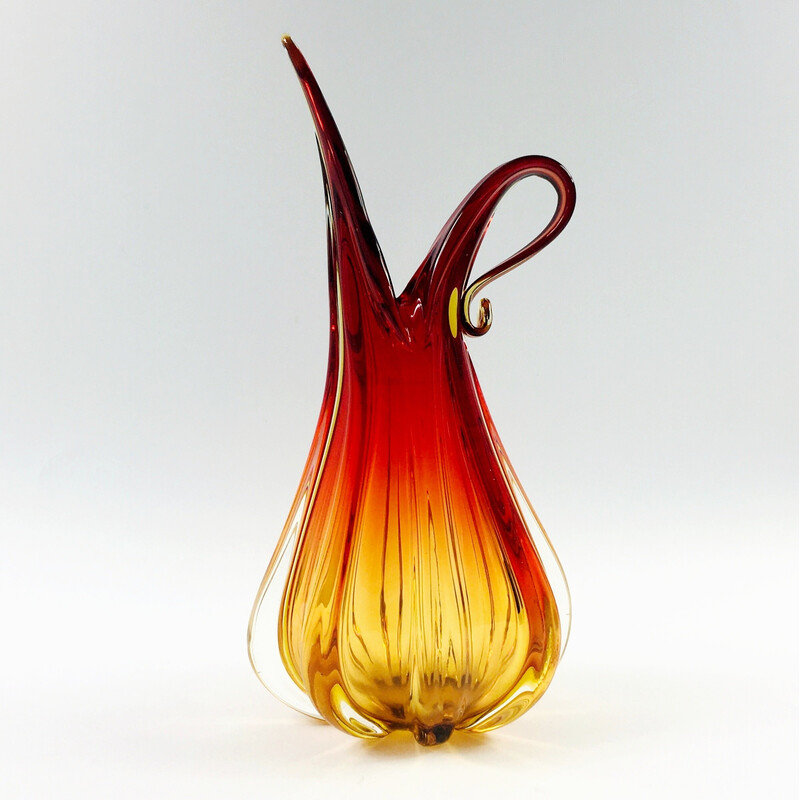 Mid century Murano art glass vase by Barovier & Toso, Italy 1960s