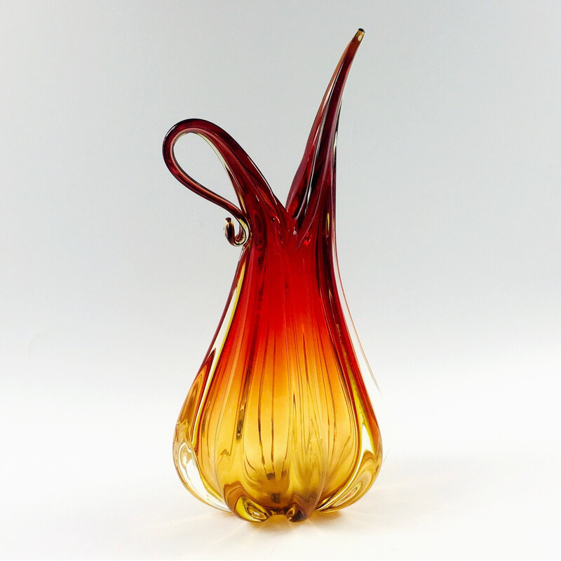 Mid century Murano art glass vase by Barovier & Toso, Italy 1960s