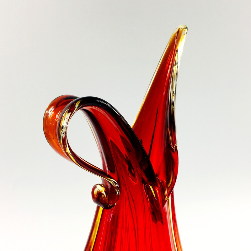 Mid century Murano art glass vase by Barovier & Toso, Italy 1960s