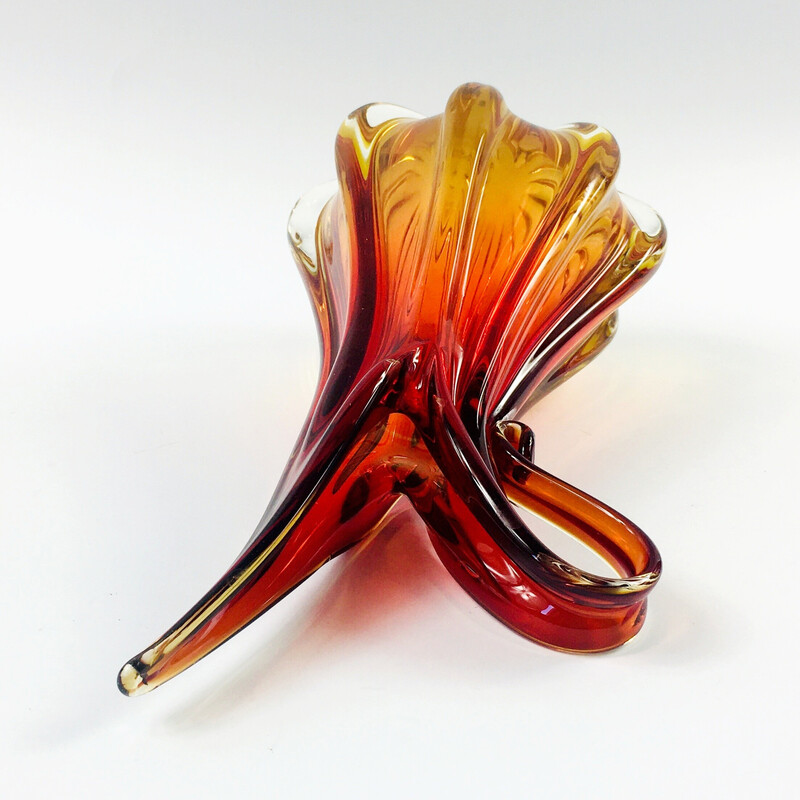 Vintage Murano glasvaas van Barovier