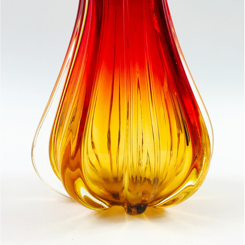 Mid century Murano art glass vase by Barovier & Toso, Italy 1960s