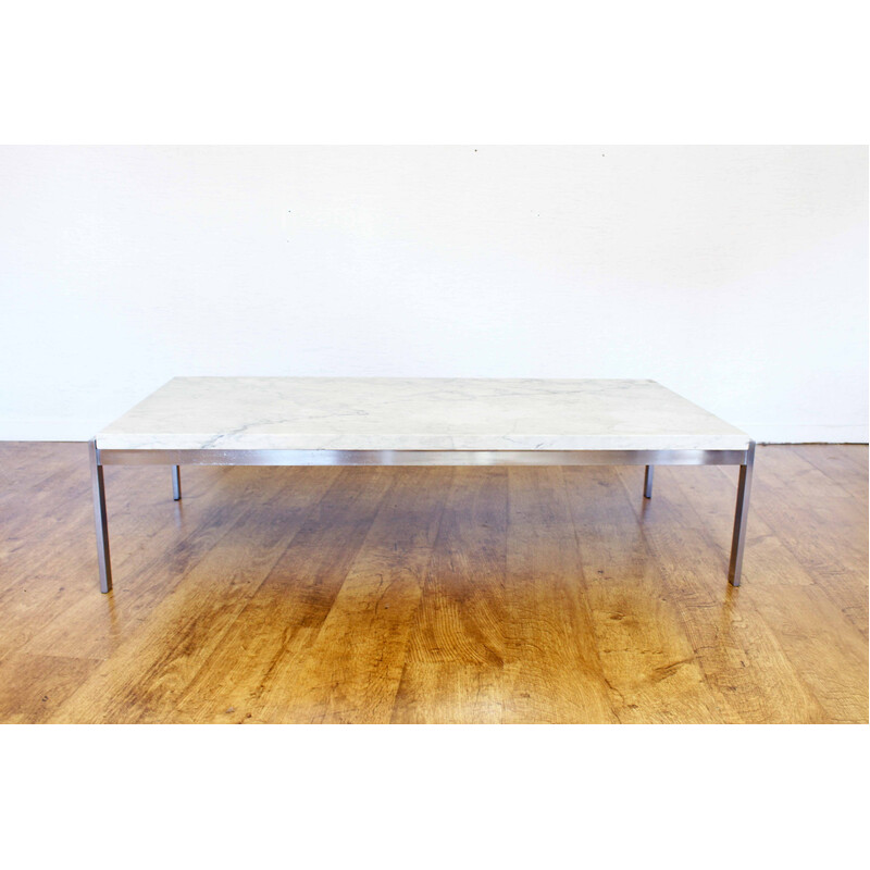 Vintage coffee table model PK61A in marble by Poul Kjærholm for E. Kold Christensen, Denmark 1960s