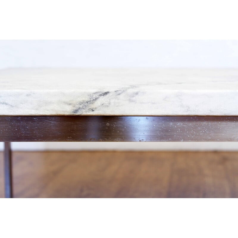 Vintage coffee table model PK61A in marble by Poul Kjærholm for E. Kold Christensen, Denmark 1960s