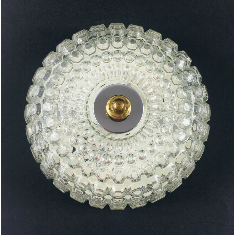 Mid century bubble glass ceiling lamp by Helena Tynell for Limburg, Germany 1960s