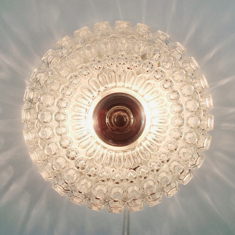 Luzes de tecto de vidro com bolha Vintage de Helena Tynell para Limburg, Alemanha 1960