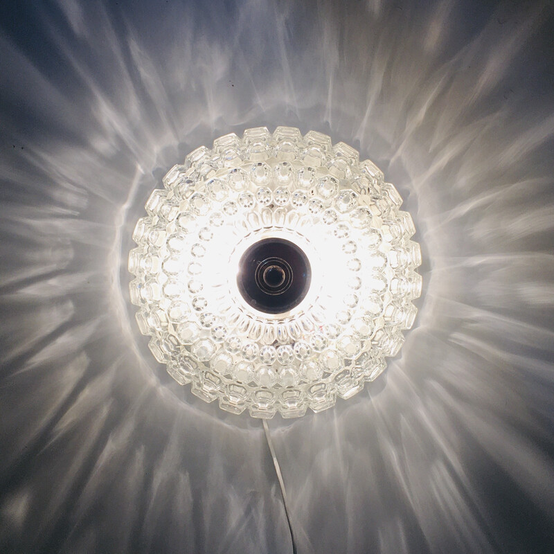 Mid century bubble glass ceiling lamp by Helena Tynell for Limburg, Germany 1960s