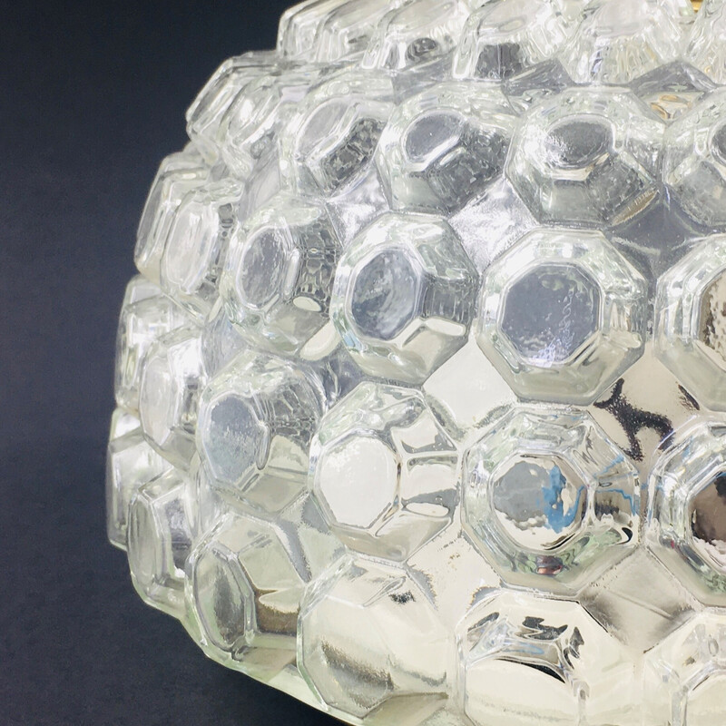 Mid century bubble glass ceiling lamp by Helena Tynell for Limburg, Germany 1960s