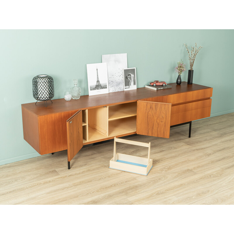 Vintage B41 teak veneer sideboard by Dieter Wäckerlin, 1950s