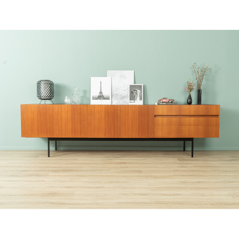 Vintage B41 teak veneer sideboard by Dieter Wäckerlin, 1950s