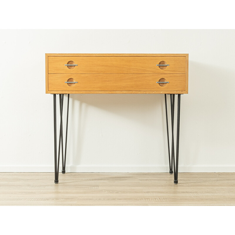 Vintage oak veneer chest of drawers by Hans J. Wegner, Denmark 1960s