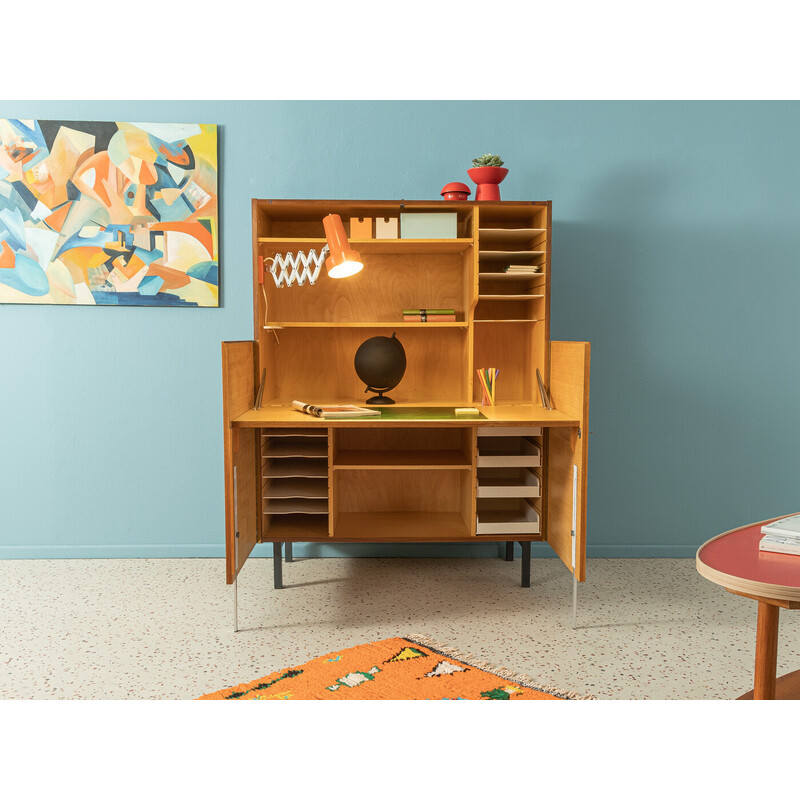 Vintage secretary in teak veneer, 1960s