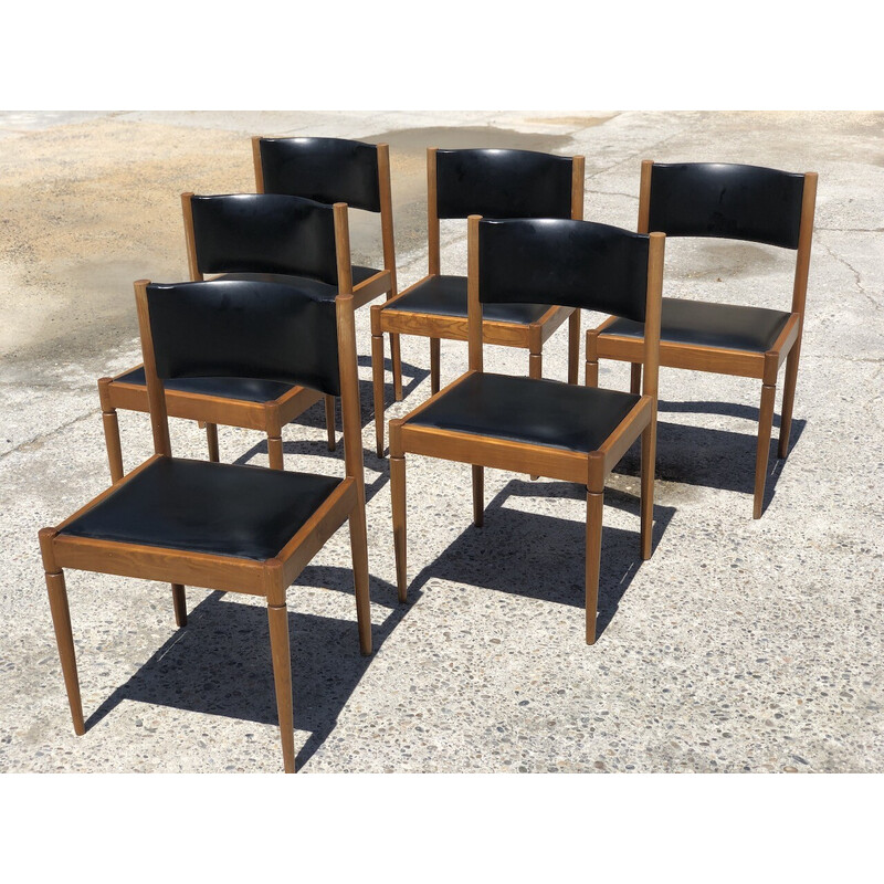 Scandinavian vintage teak dining set, 1965