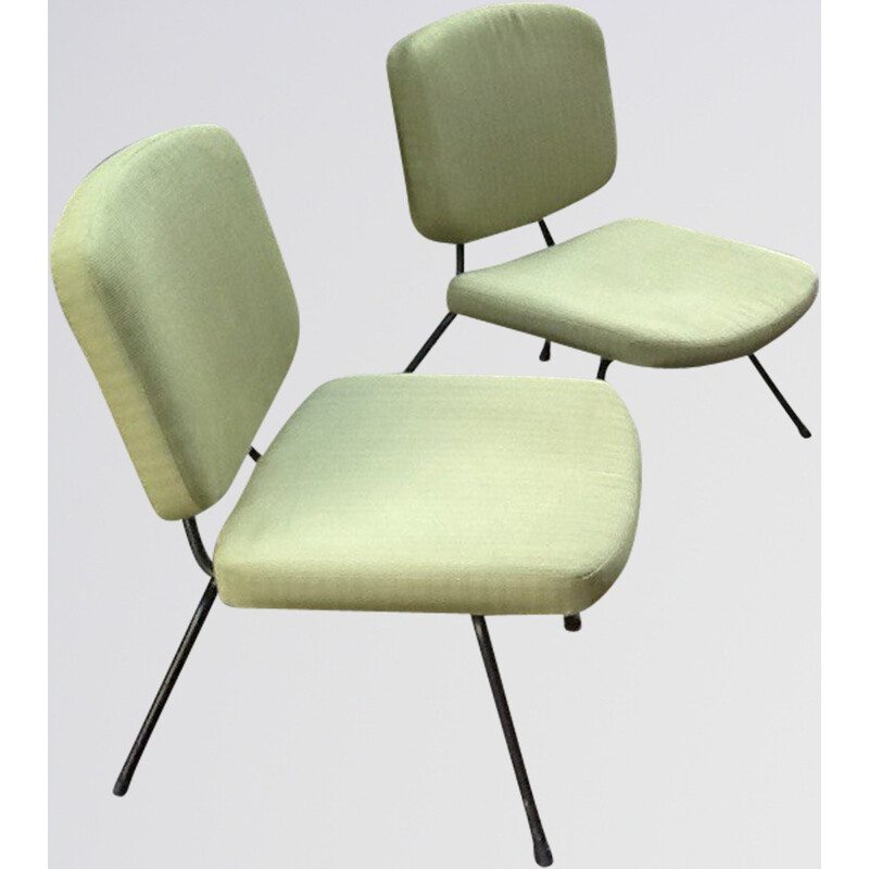 Pair of low chairs "CM190", Pierre PAULIN - 1950s