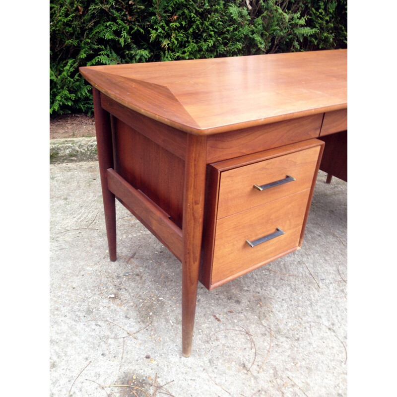 Mid-century Scandinavian teak desk - 1960s