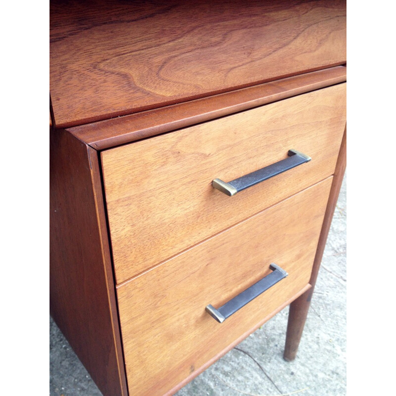 Mid-century Scandinavian teak desk - 1960s