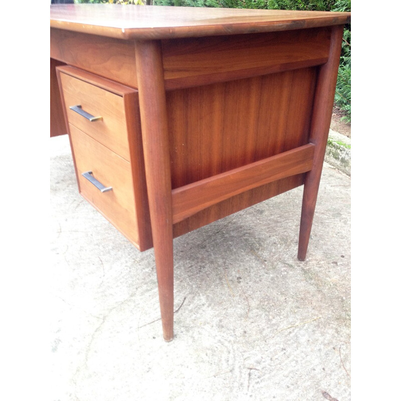 Mid-century Scandinavian teak desk - 1960s