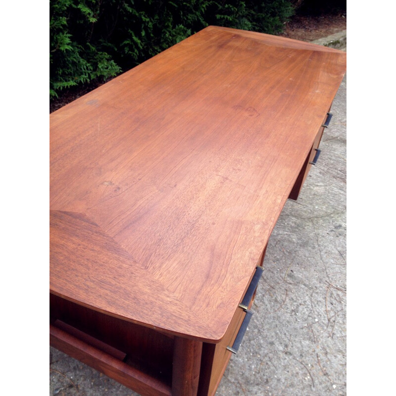 Mid-century Scandinavian teak desk - 1960s