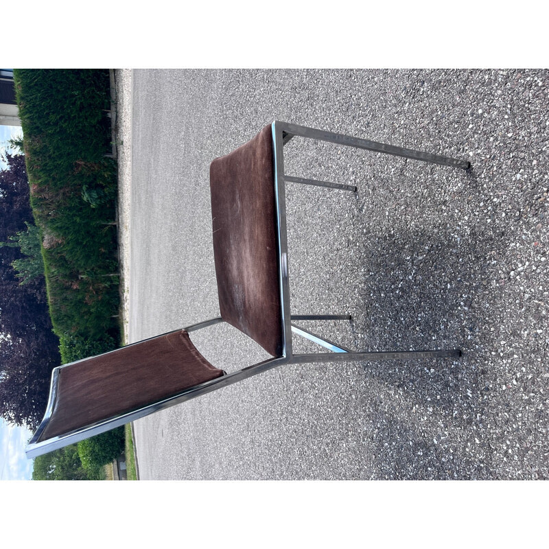 Set of 4 vintage Italian chairs, 1970