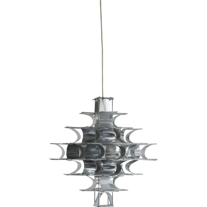 Lampada a sospensione vintage Cassiope di Max Sauze per Max Sauze Studio, Francia 1969