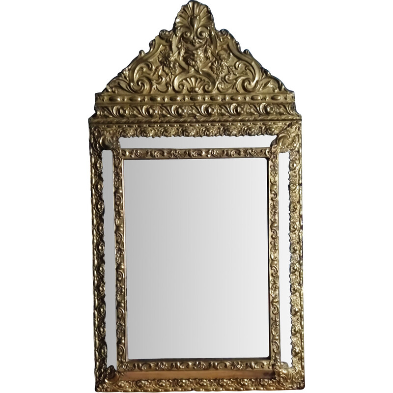 Vintage Napoleon III glazed mirror