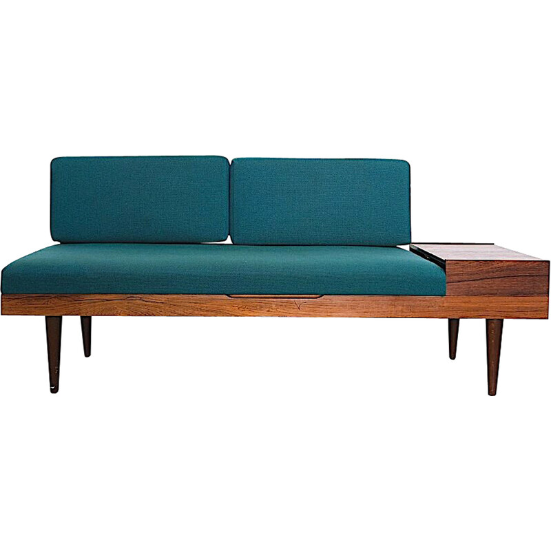 Mid century rosewood daybed, 1970s