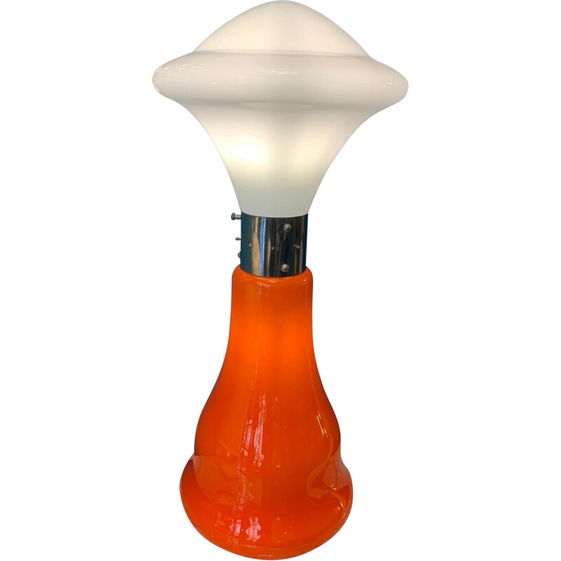 Lampadaire vintage orange par Carlo Nason, 1970