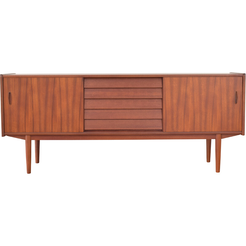 Vintage Swedish Trio teak sideboard de Nils Jonsson para Hugo Troeds, 1960