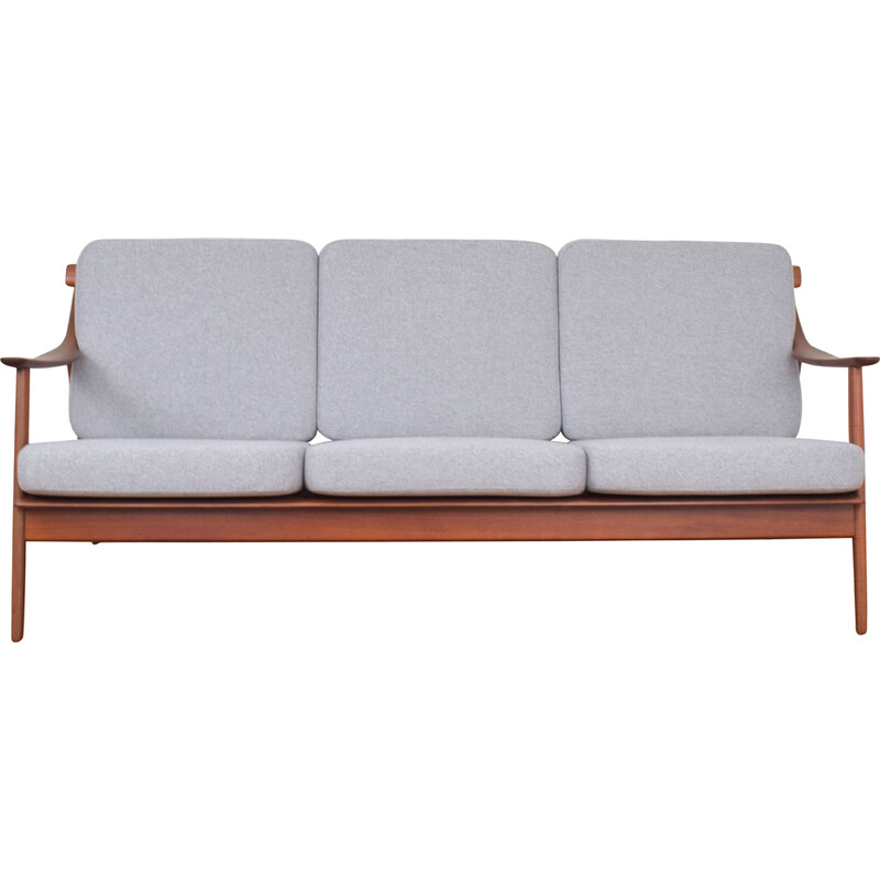 Mid-century Danish teak sofa by Arne Hovmand-Olsen for Mogens Kold, 1960s