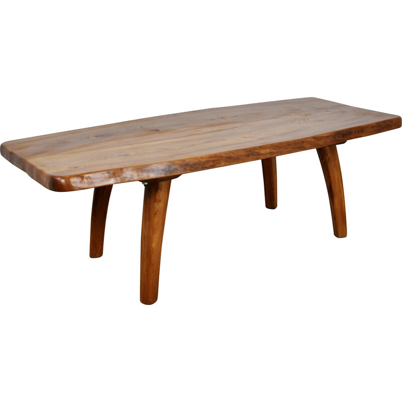 Vintage elmwood table, 1960