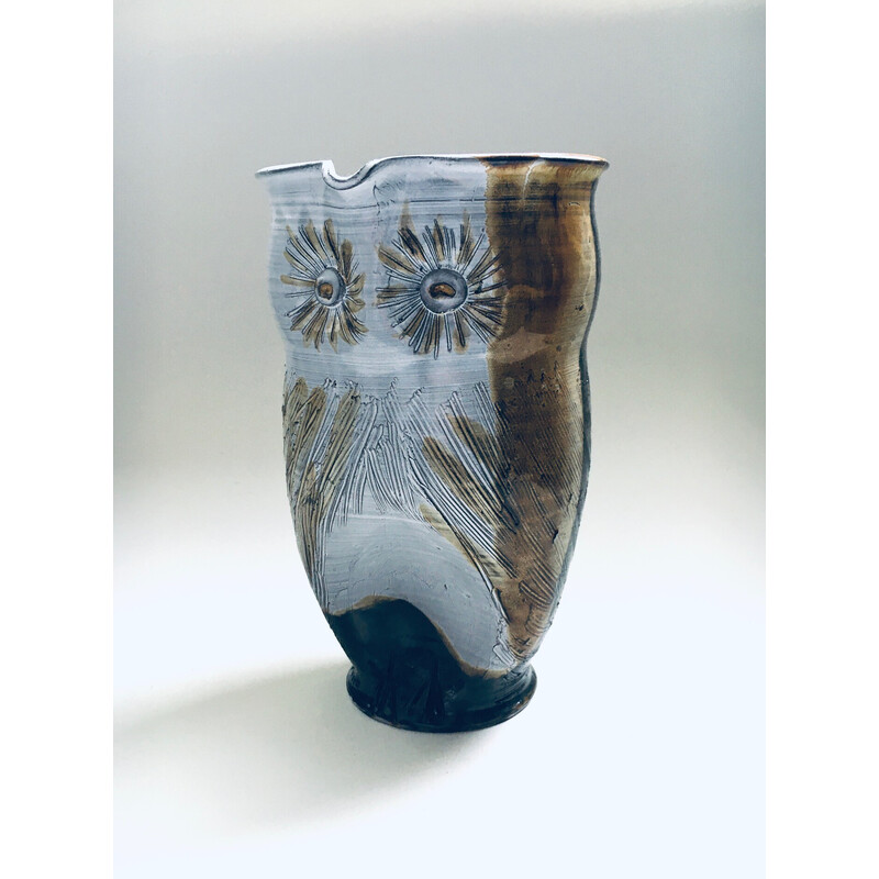 Vintage Owl decanter jug by Tavares, Spain 1970s