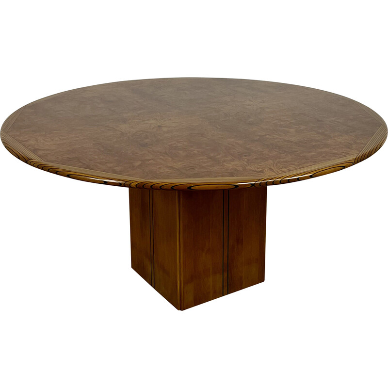 Table ronde vintage africa par Afra et Tobia Scarpa, 1970