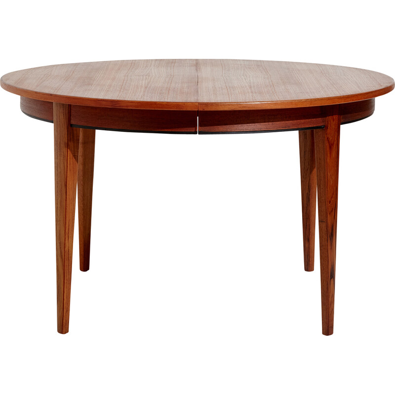 Table vintage en teck modèle 55 de Gunni Omann pour Omann Jun, 1960