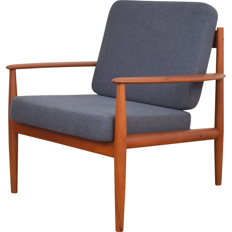 Poltrona danese vintage in teak di Grete Jalk per France et Søn, 1960