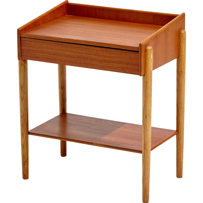 Vintage model 148 teak night stand by Børge Mogensen for Søborg, 1950s