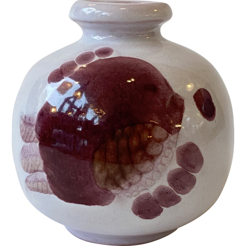 Vaso in ceramica vintage di Jean e Robert Cloutier