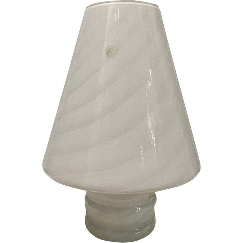 Vintage Murano glass table lamp by Venini