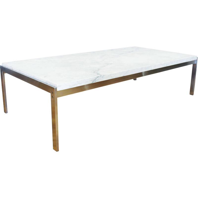table basse vintage modèle - marbre