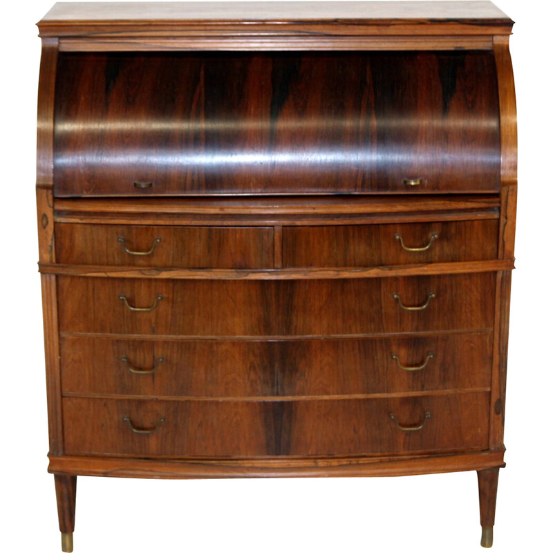 Vintage rosewood secretary by Venesta, Finland 1960