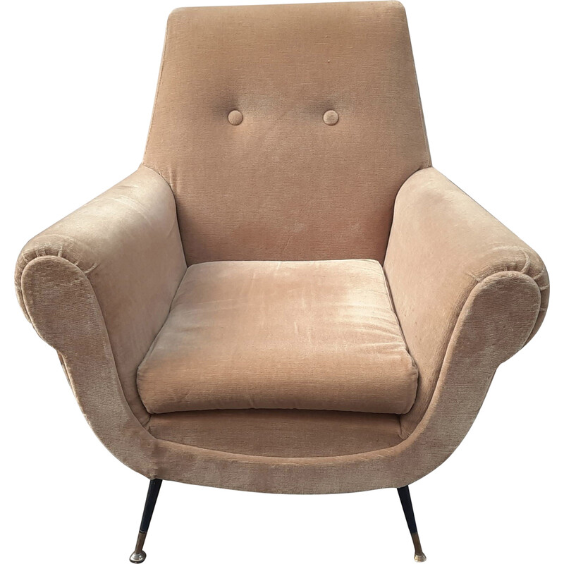 Vintage fauteuil van Gigi Radice voor Minotti, Italië 1960