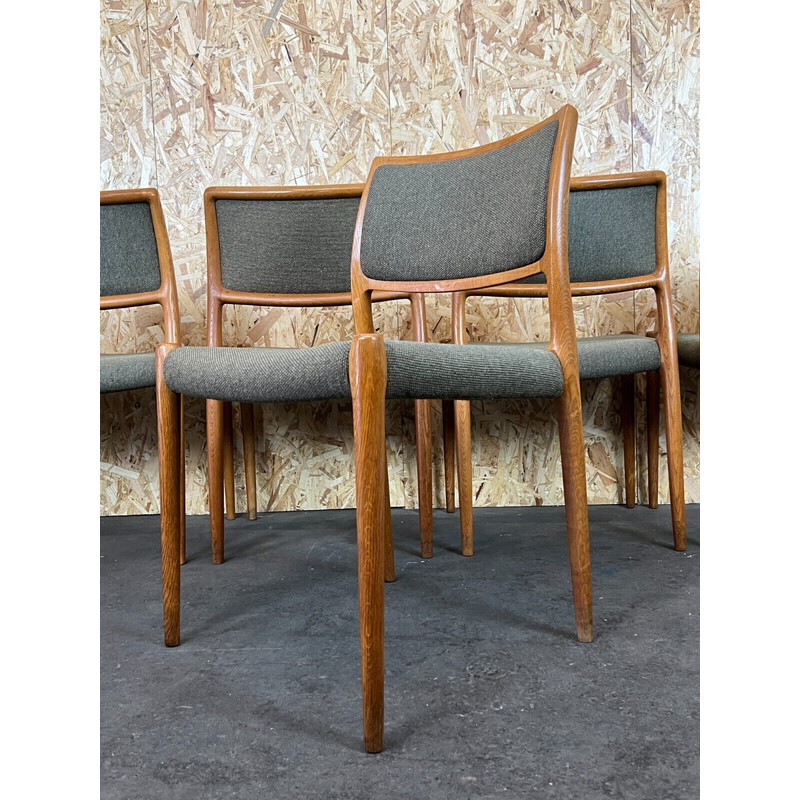 Set of 6 vintage teak dining chairs by Niels O. Möller for J.L. Moller's, 1960s