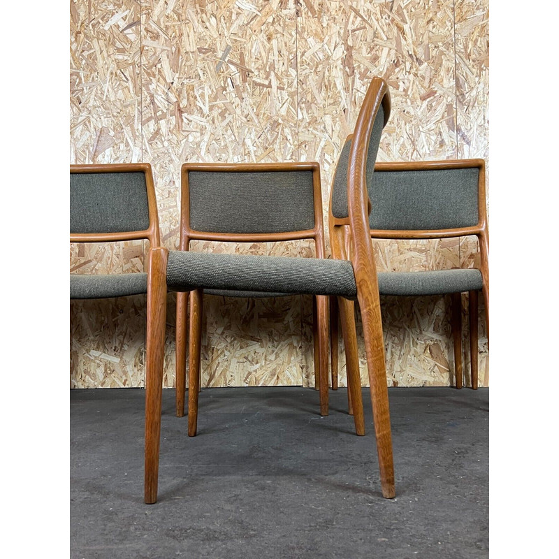 Set of 6 vintage teak dining chairs by Niels O. Möller for J.L. Moller's, 1960s