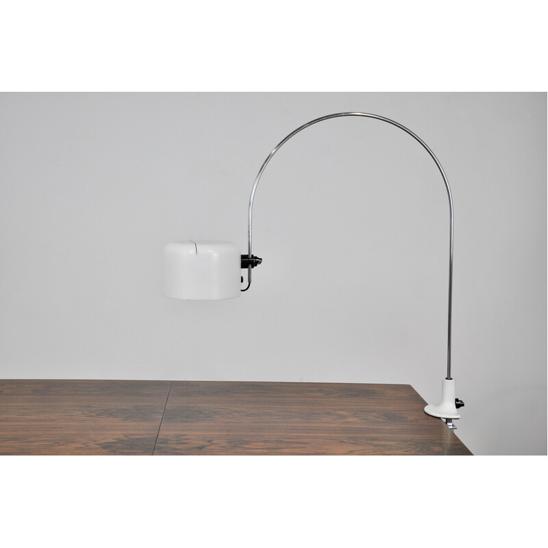 Vintage metalen bureaulamp van Joe Colombo voor Oluce, 1960